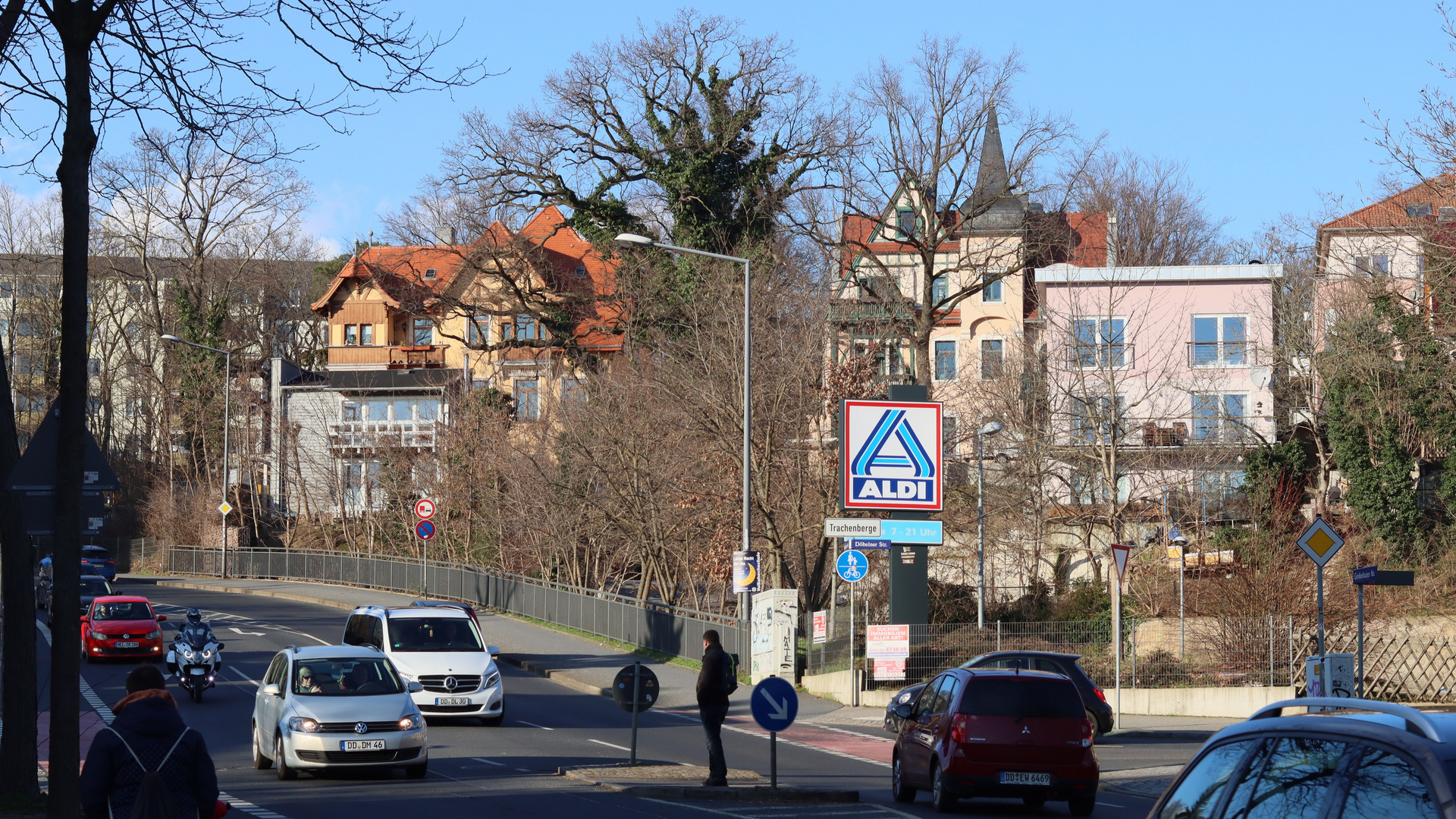 Dresden - Kreuzung Großenhainer Straße / Schützenhofstraße