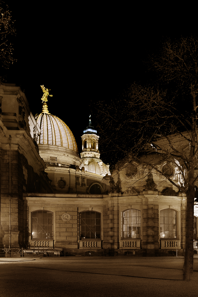 Dresden, Kunstakademie und Frauenkirche