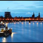 Dresden kurz vor dem Sonnenaufgang