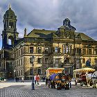 Dresden   - Kutscher vor der Hofkirche -