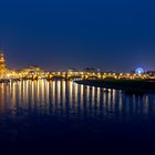 Dresden mit Altstadt und Augustusbrücke