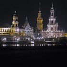 Dresden mit Nachtbeleuchtung