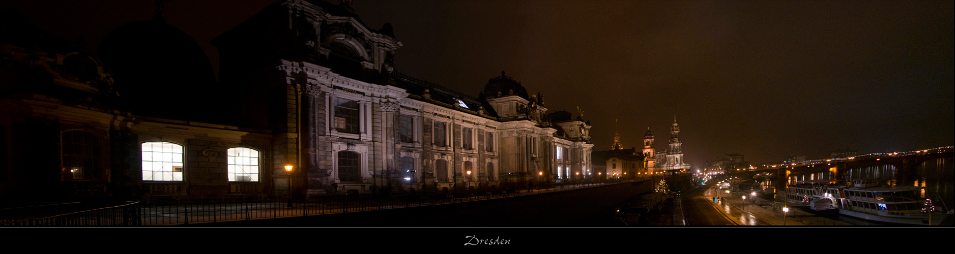 Dresden Nachtpanorama