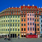 Dresden Neumarkt farbenfroh