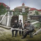 Dresden Neustadt, Essende Arbeiter um 1900