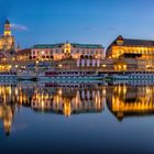 Dresden - Panorama vom Elbufer