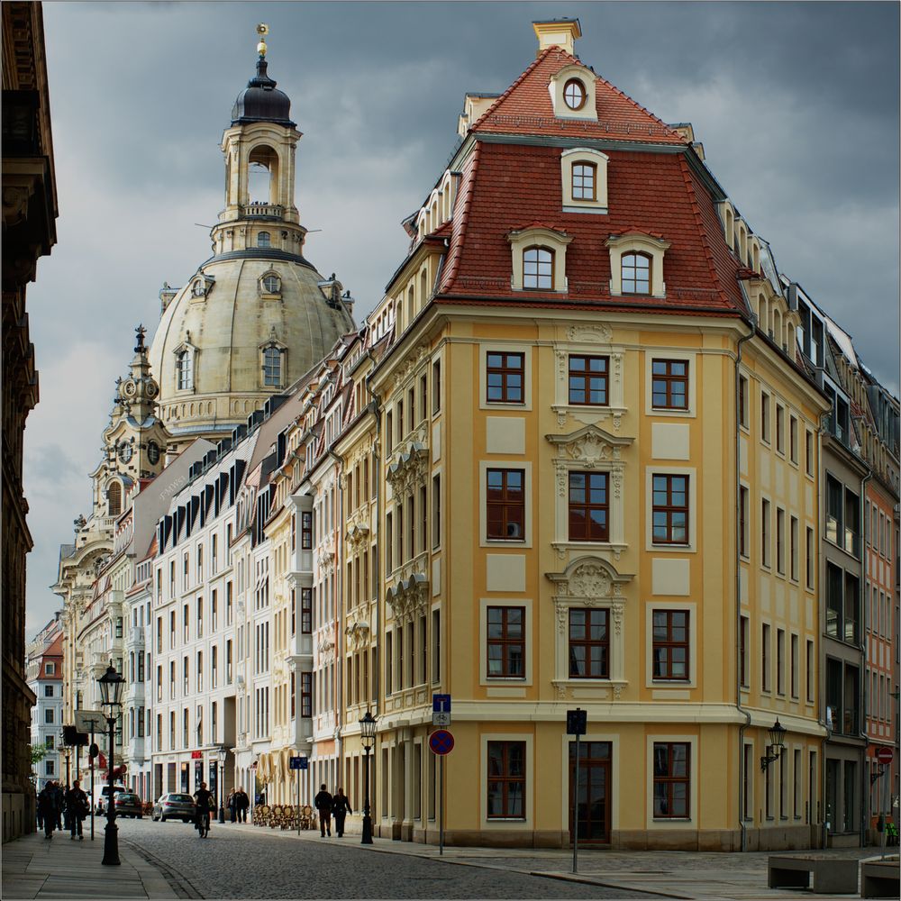 Dresden, Rampische Straße 33 - der Löffler-Blick