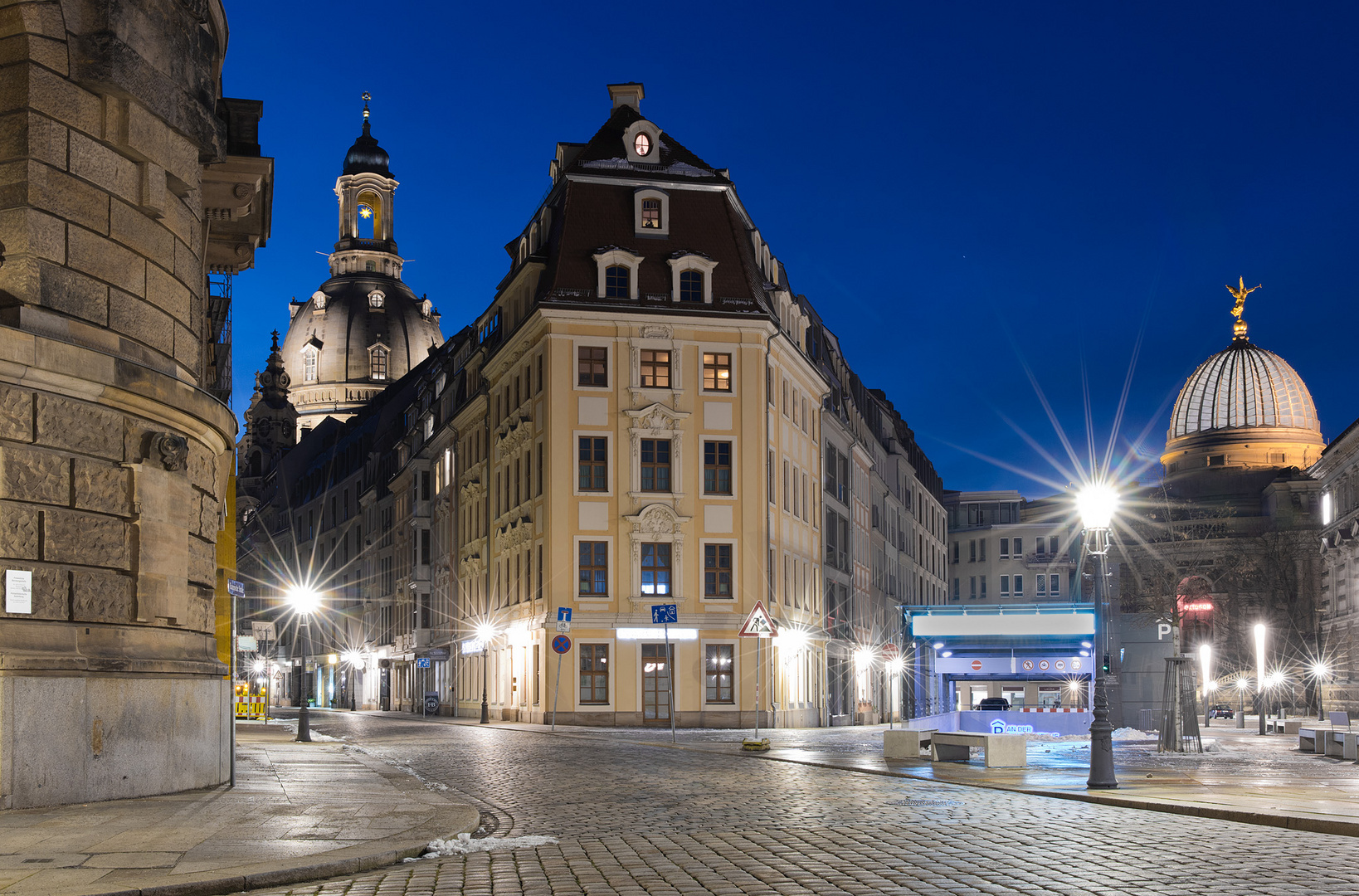 Dresden, Rampische Straße und Salzgasse