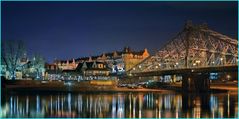 Dresden - Schillerplatz mit Loschwitzer Brücke (reload)