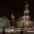 Dresden, Schloßplatz mit Hofkirche