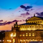 Dresden Semper Oper am Abend