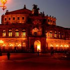 Dresden - Semperoper bei Nacht