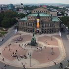 Dresden - Semperoper vom Hausmannturm fotografiert