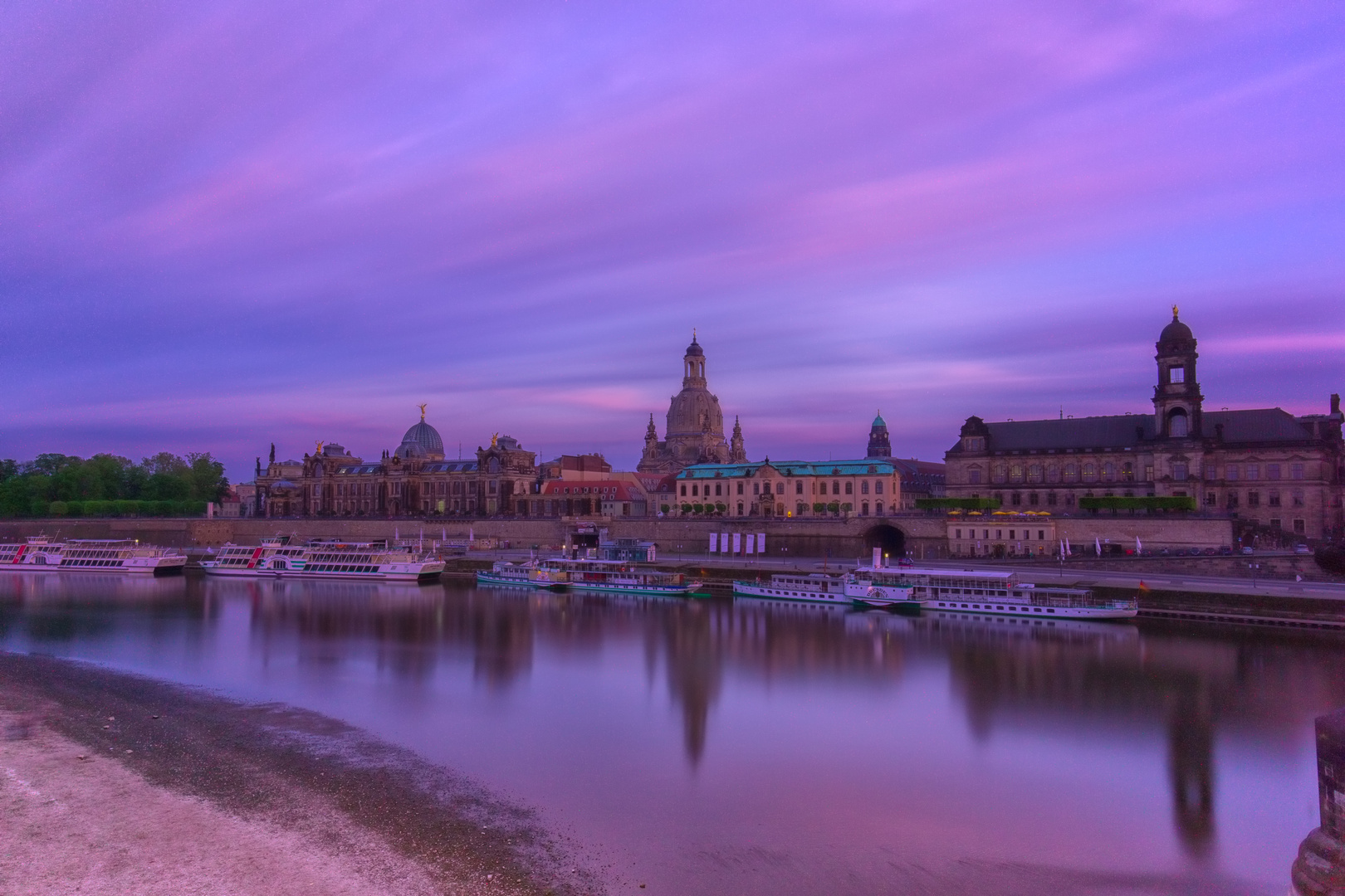 Dresden Sonnenuntergang