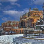 Dresden   - Spaziergang im Winter -