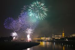 Dresden Stadtfest-Feuerwerk 2015 III