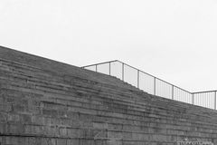 DRESDEN - Treppe am Elbufer