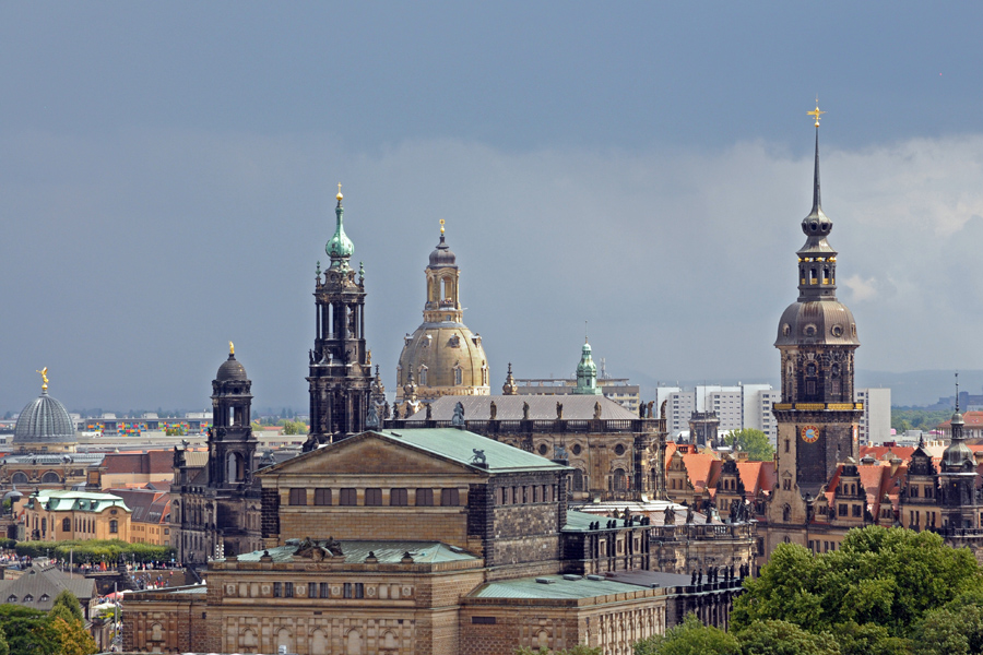 Dresden - Türme und Kuppeln