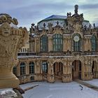  DRESDEN - winterlicher Zwinger -