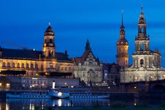 Dresden zur blauen Stunde