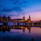 Dresden zur blauen Stunde