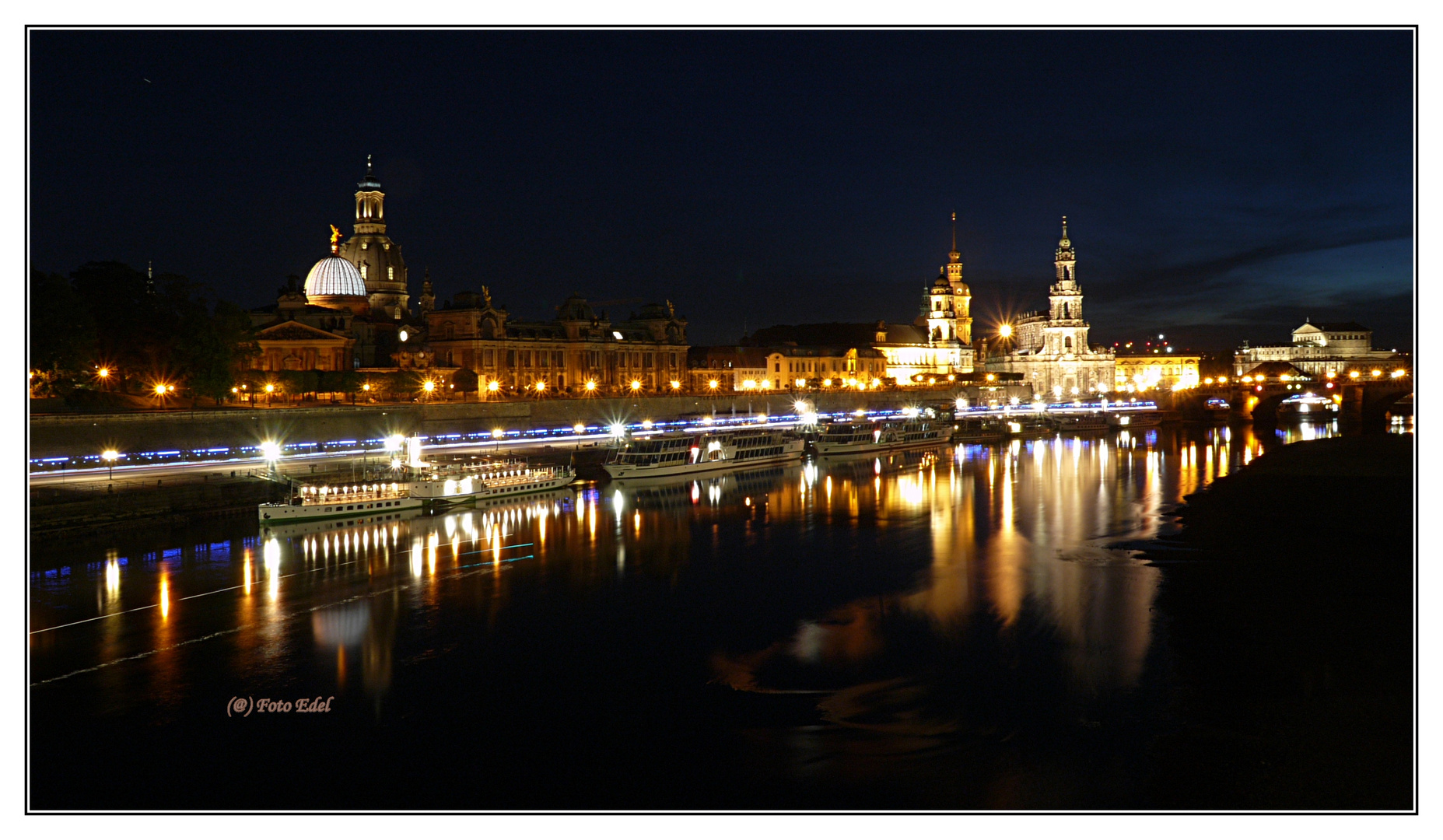 Dresden zur blauen Stunde 2
