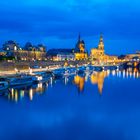 Dresden zur blauen Stunde