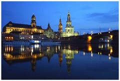 Dresden zur blauen Stunde