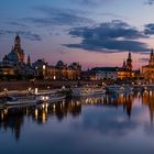 Dresden zur blauen Stunde