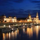 Dresden zur blauen Stunde