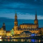 Dresden zur Blauen Stunde