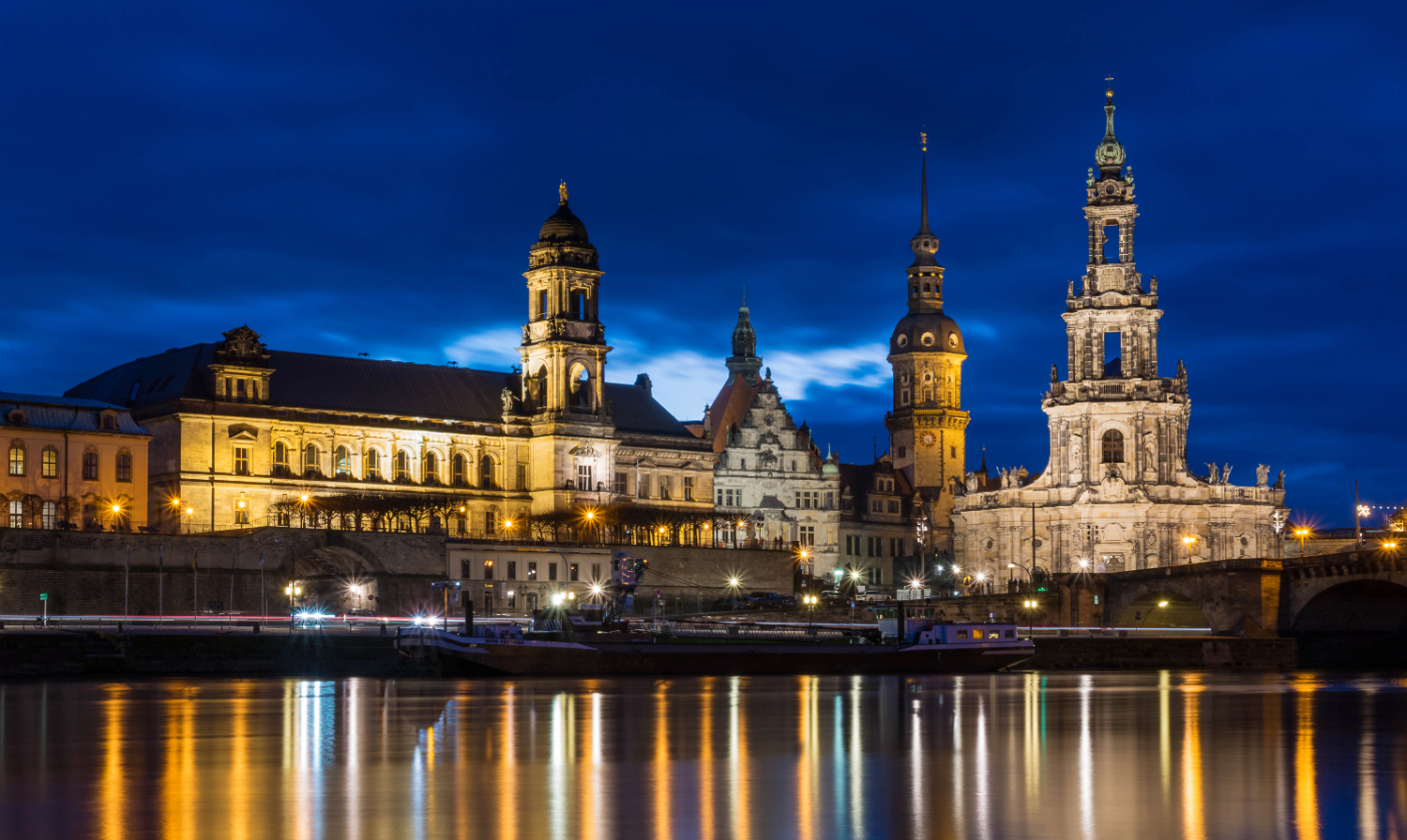 Dresden zur Blauen Stunde