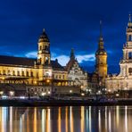 Dresden zur Blauen Stunde