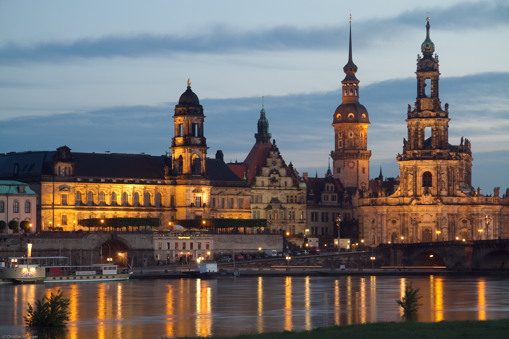 Dresden zur Dämmerung