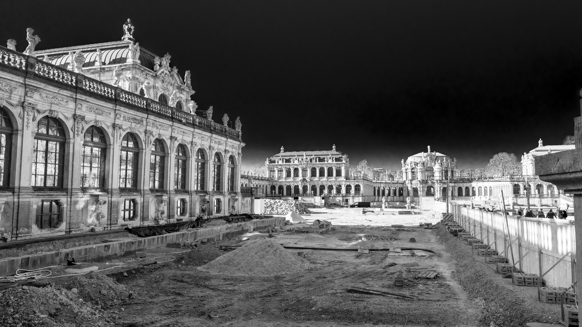 Dresden Zwinger Baustelle