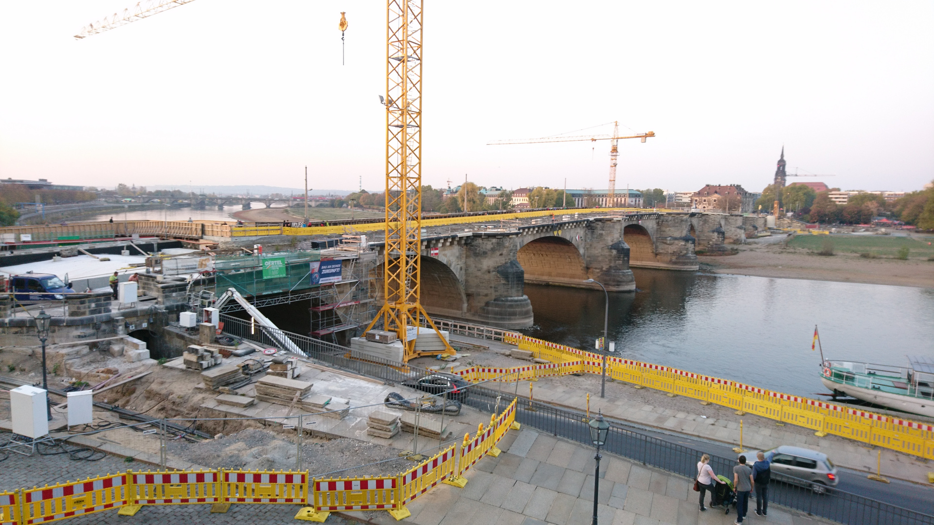 Dresden_Augustusbrücke_Großbaustelle