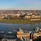 Dresdenblick von der Frauenkirche mit sphärischer Projektion gestitcht und ...