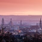 Dresdener Abend auf dem Trümmerberg