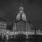 Dresdener Frauenkirche bei Nacht