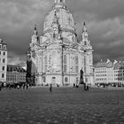 Dresdener Frauenkirche (s/w)