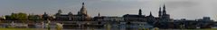 Dresdens Altstadt Elbe Panorama