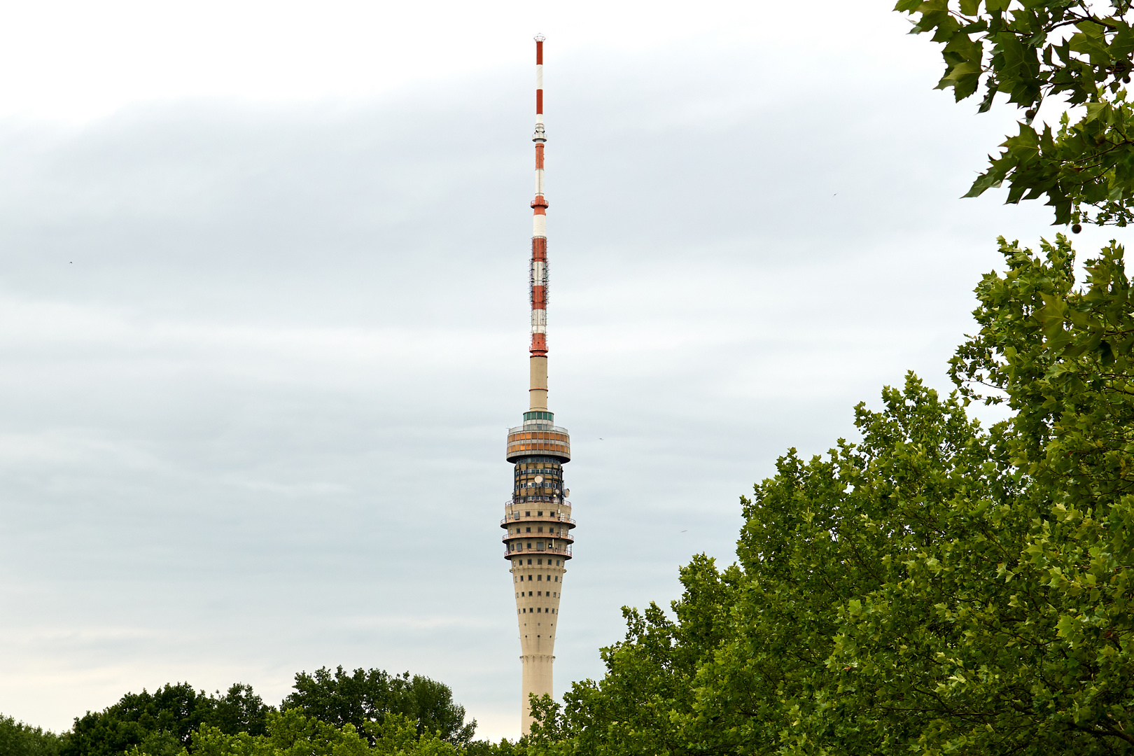 Dresdens einstiges Wahrzeichen, Höhe: 252 m, Restaurants und Aussichtspattform 145 m, 148 m