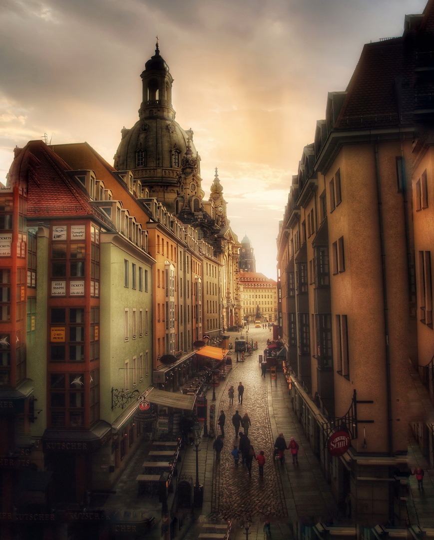 Dresdner Altstadt mit Frauenkirche