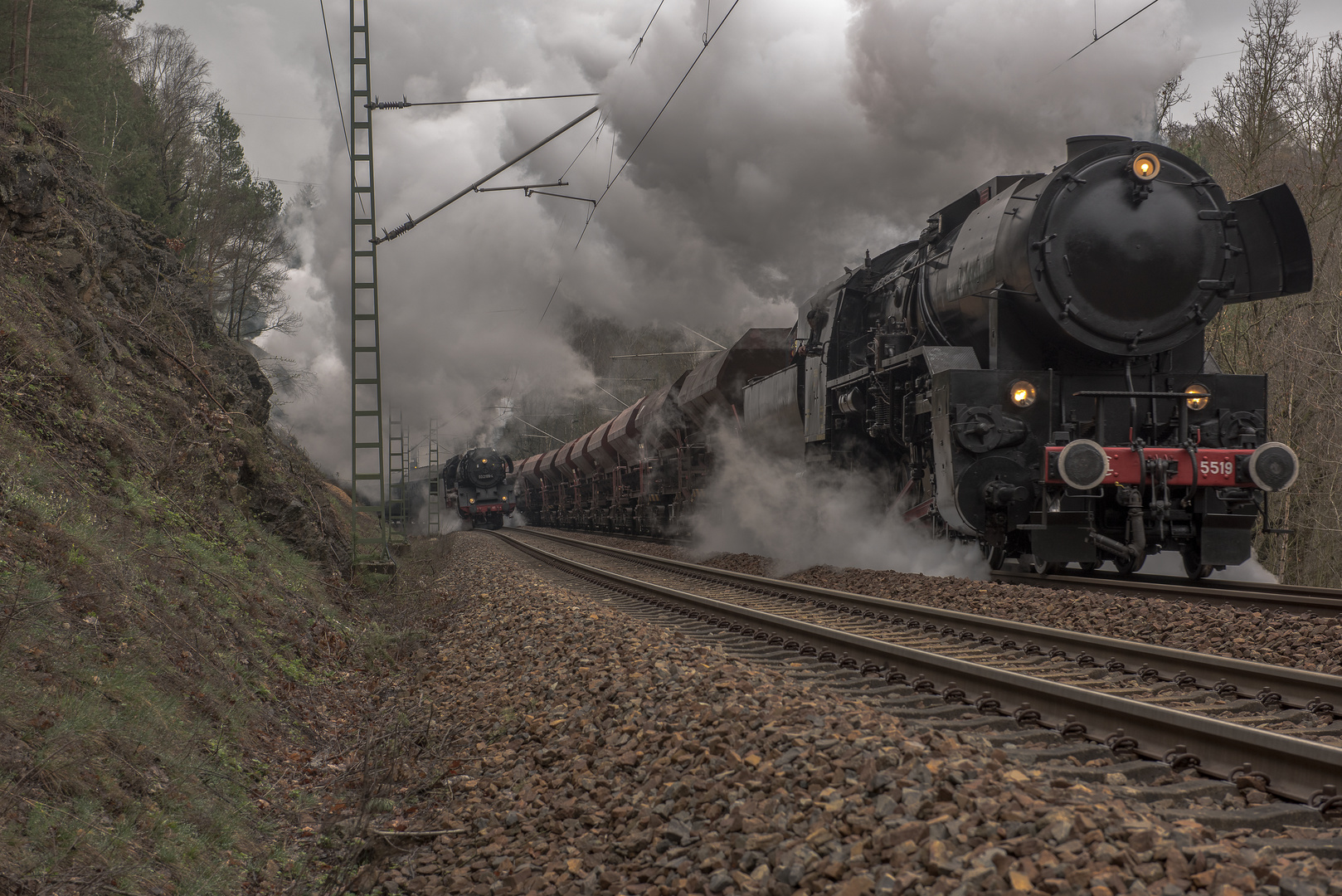 Dresdner Dampfloktreffen mit seinen historischen Eisenbahnen