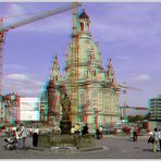 Dresdner Frauenkirche [3D anaglyphs]