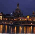 Dresdner Frauenkirche bei Nacht