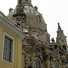 Dresdner Frauenkirche im Winter