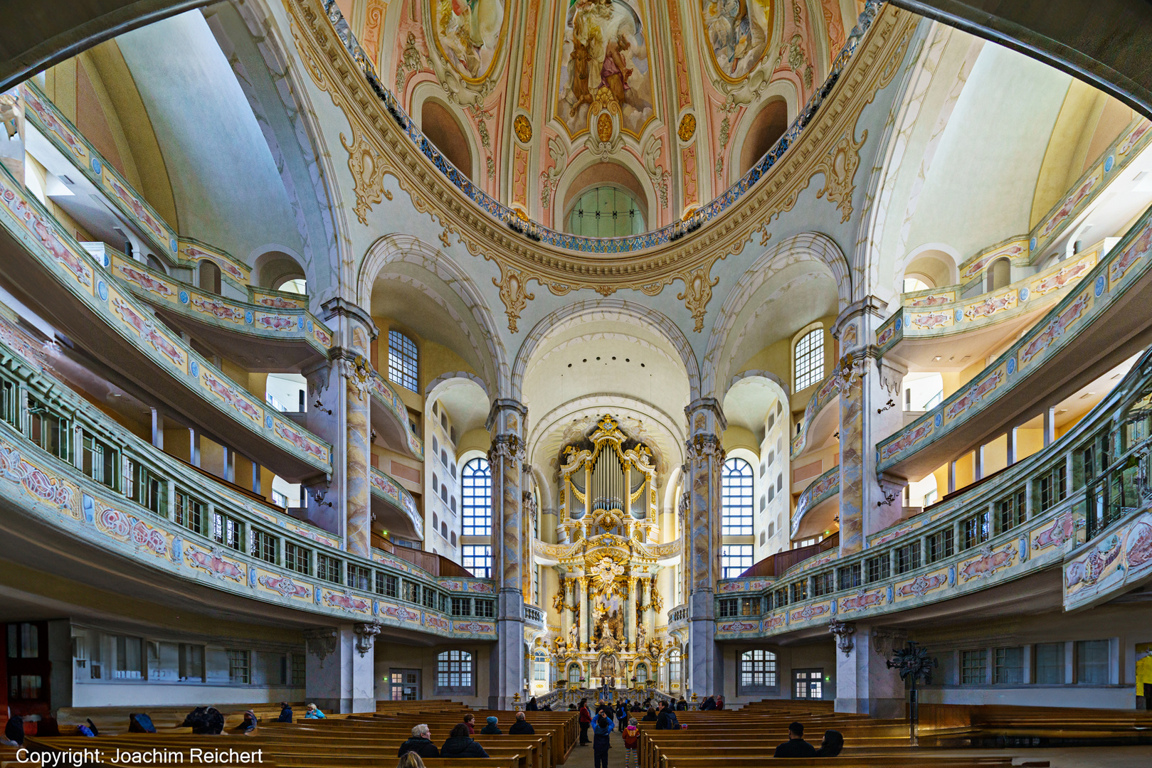 Dresdner Frauenkirche von Innen