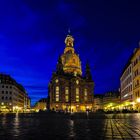 Dresdner Frauenkirche zur blauen Stunde