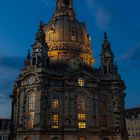 Dresdner Frauenkirche zur blauen Stunde